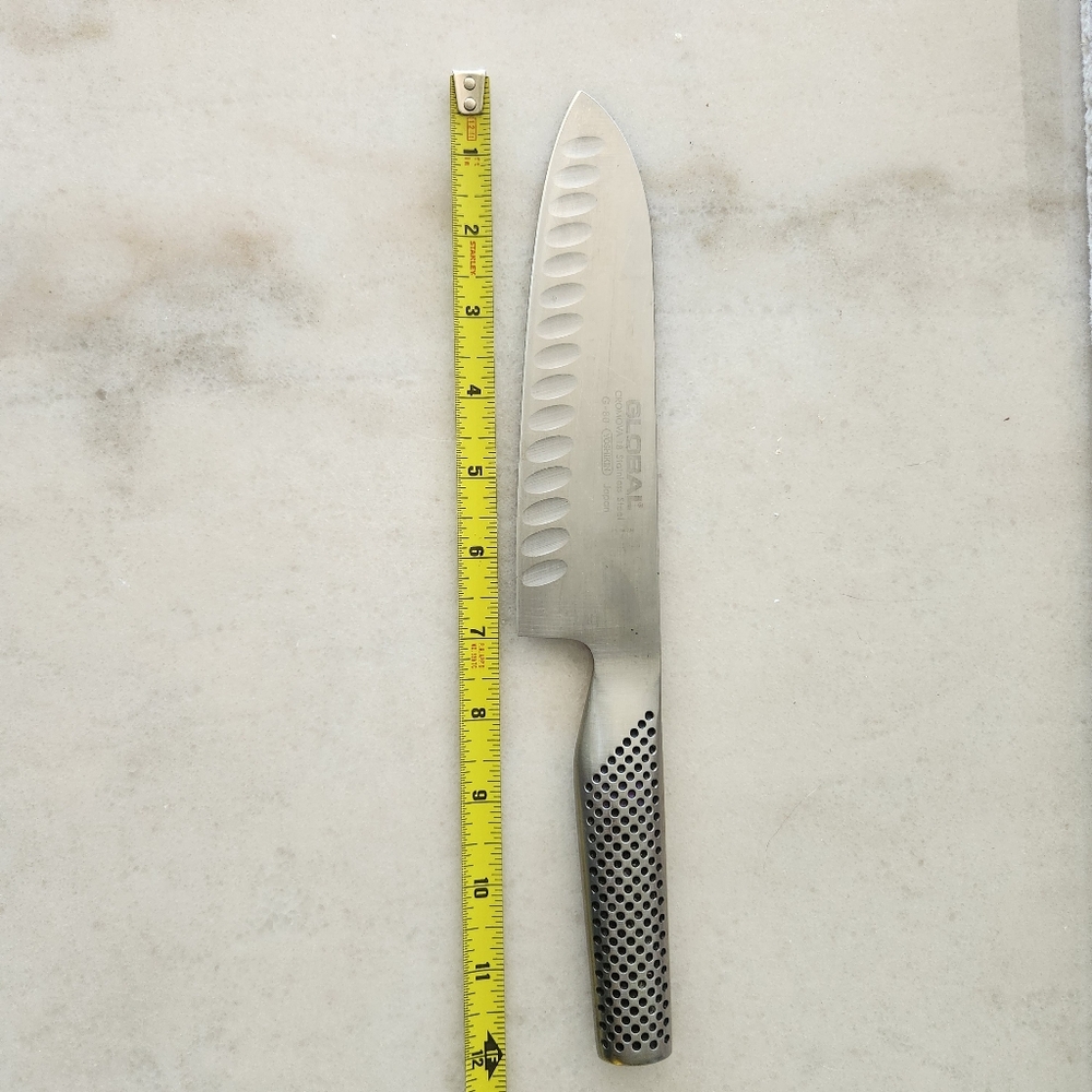 Global Hollow Ground Santuku knife